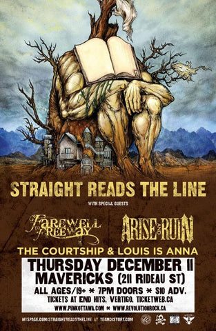 Straight Reads The Line Show Poster