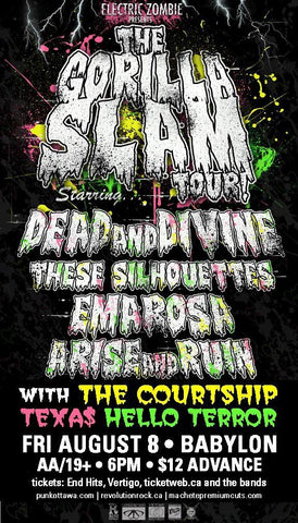 The Gorilla Slam Tour Poster